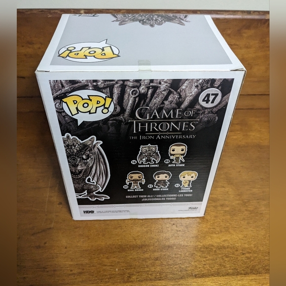 Funko Pop! Vinyl Super 6": Game of Thrones Rhaegal New/Damaged Box - Picture 4 of 9